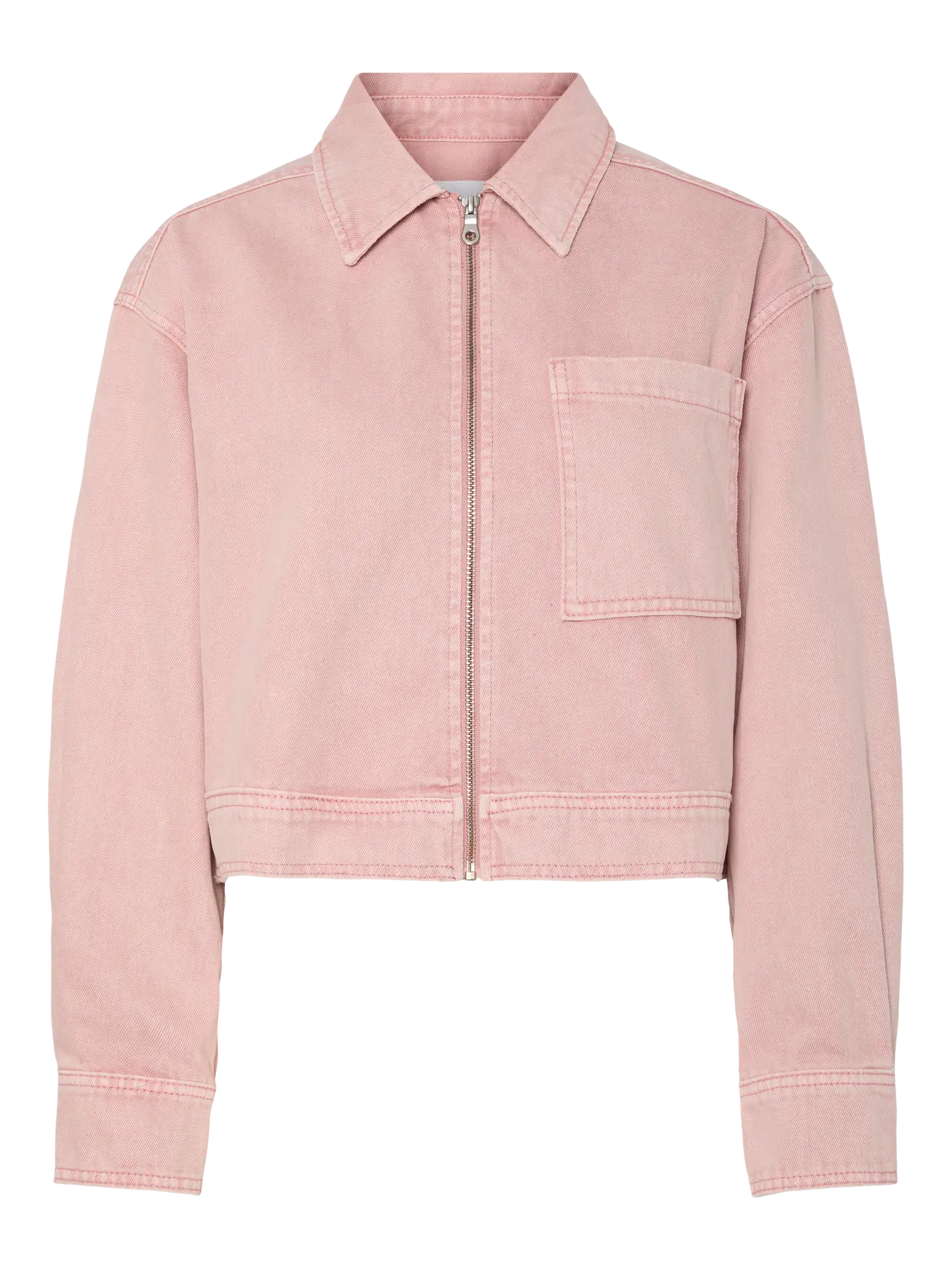 YAS SUN CROPPED DEMIM JACKET