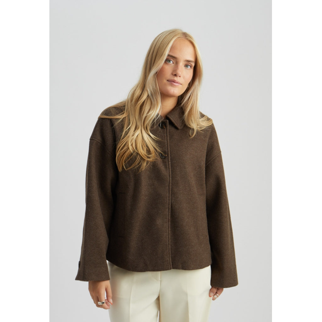 PEPPERCORN CORNELIA JACKET | JAVA BROWN MELANGE