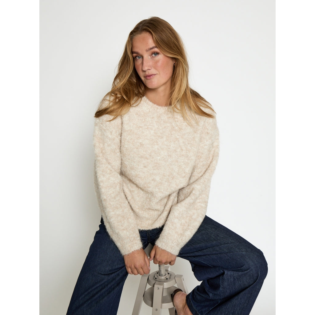 DESIRES KAIA BOUCLE KNIT PULLOVER