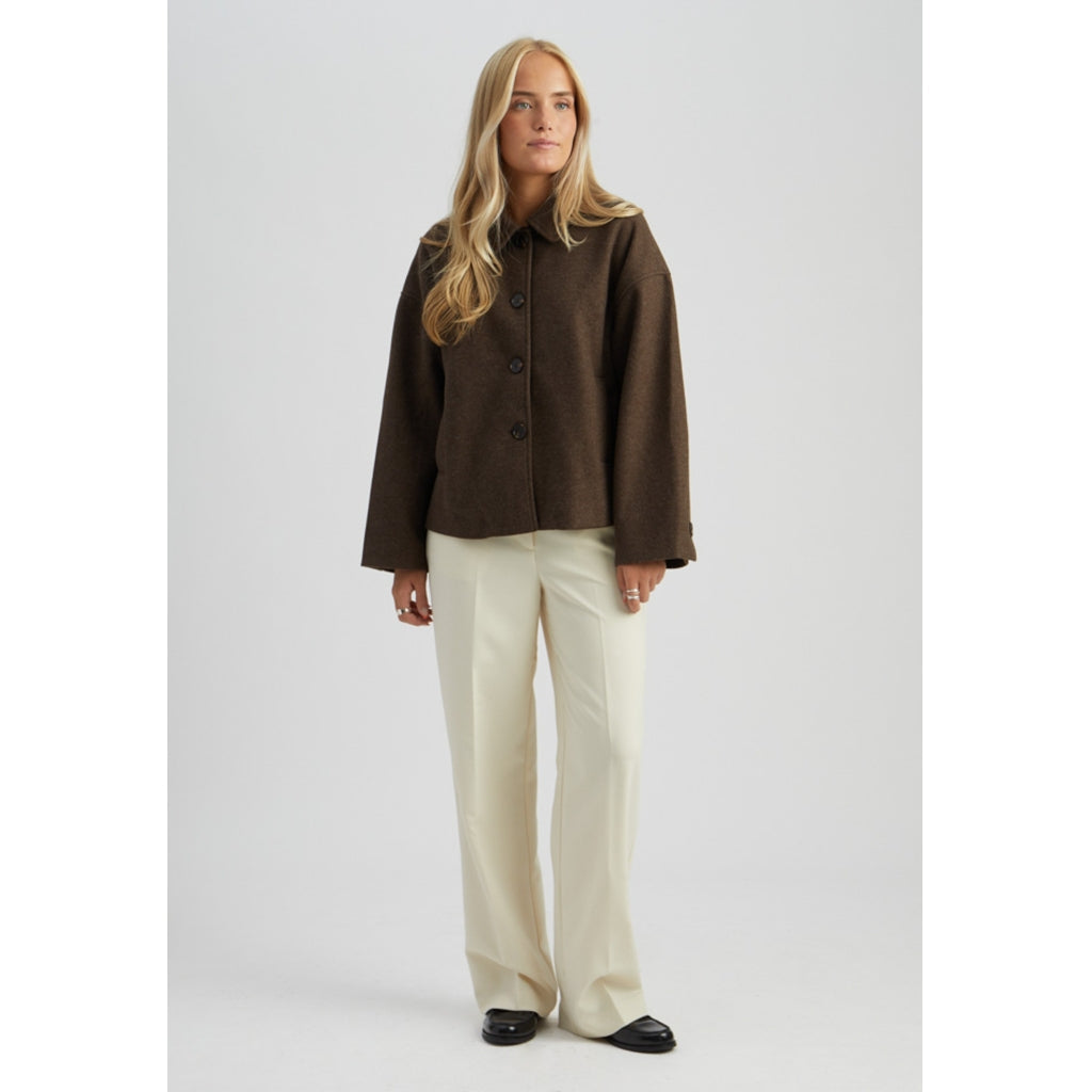 PEPPERCORN CORNELIA JACKET | JAVA BROWN MELANGE