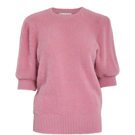 DESIRES HARRIET KNIT T-SHIRT | PINK