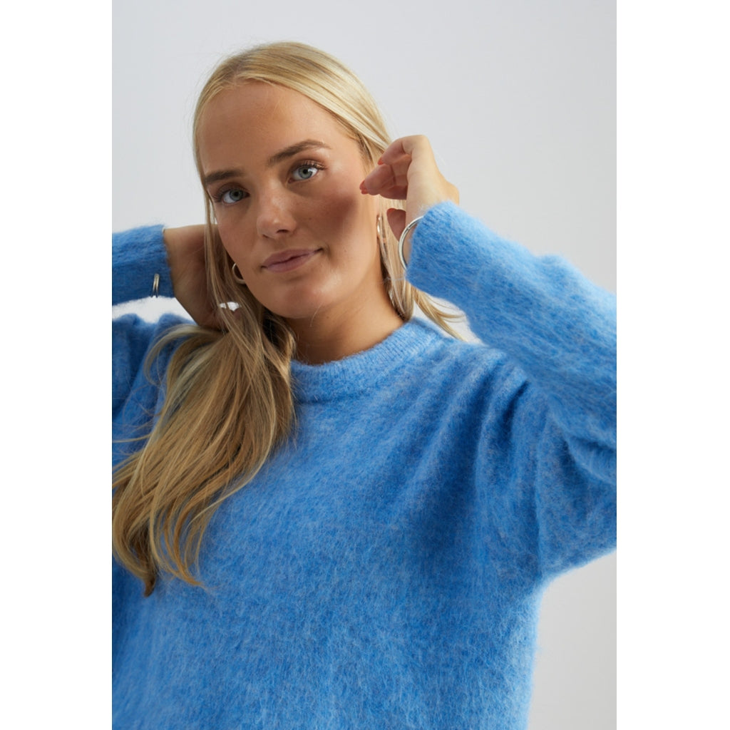 PEPPERCORN SYLVIE KNIT PULLOVER | PLACID BLUE MELANGE