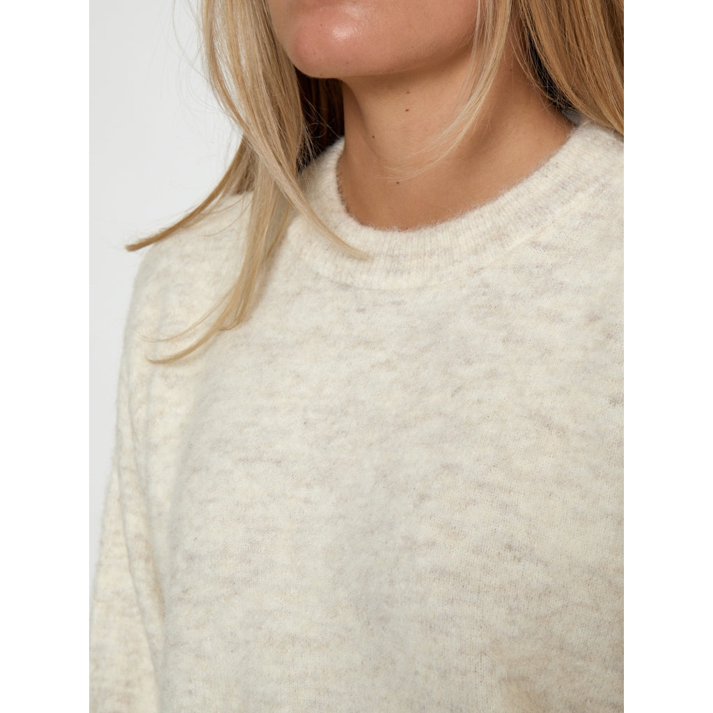 PEPPERCORN SYLVIE KNIT PULLOVER | WHITECAP GREY MELANGE