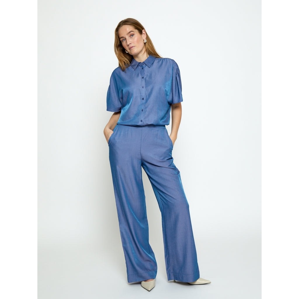 PEPPERCORN BEA WIDE PANT | DENIM