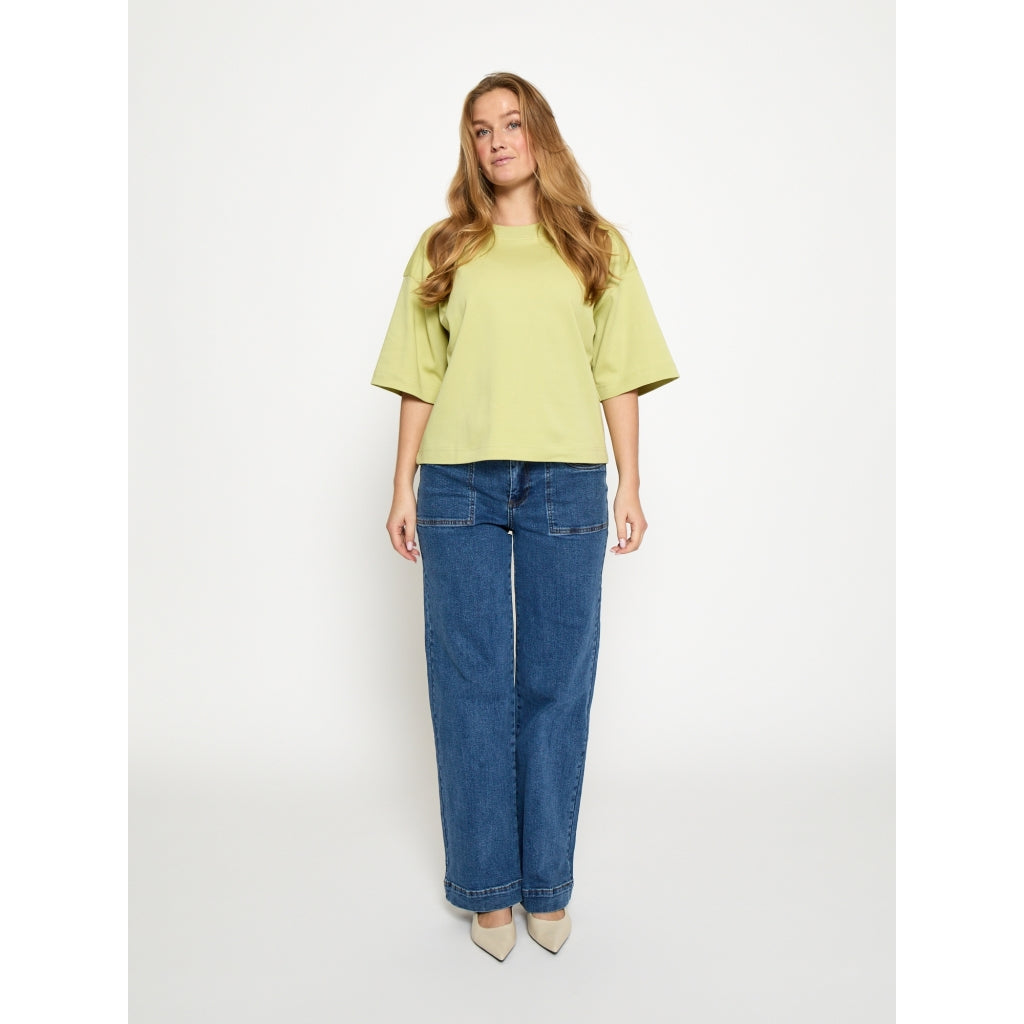 PEPPERCORN FIOLA GOTS T-SHIRT | NILE GREEN