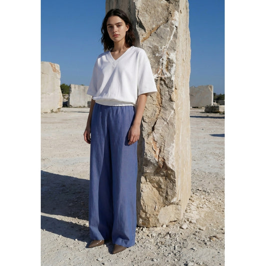PEPPERCORN BEA WIDE PANT | DENIM