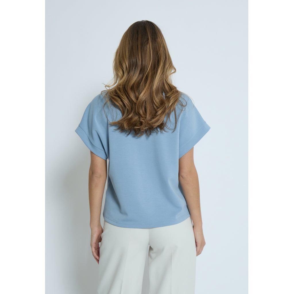 PEPPERCORN DICETTE V-TOP | FADED DENIM