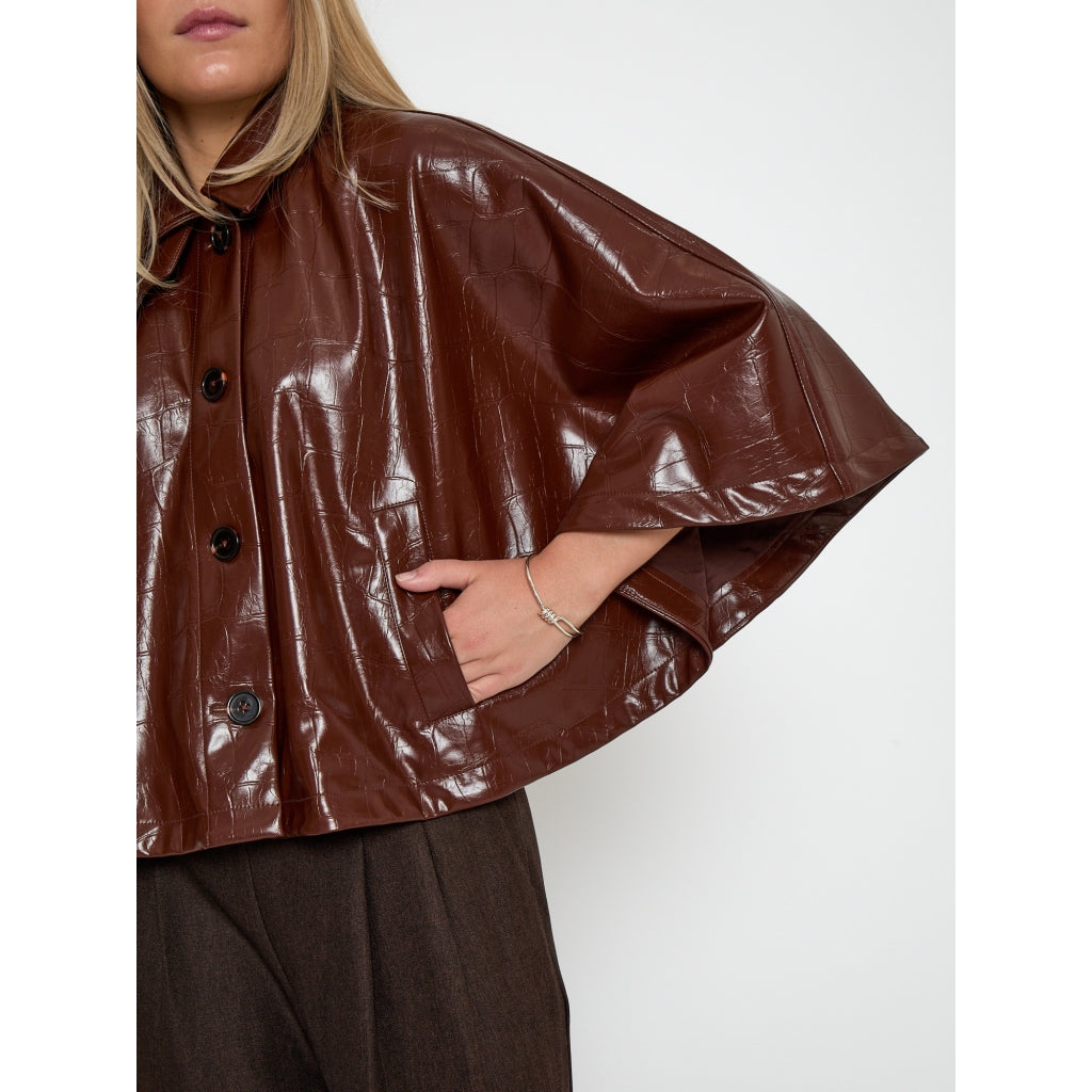 PEPPERCORN SERAFINA CAPE | COGNAC