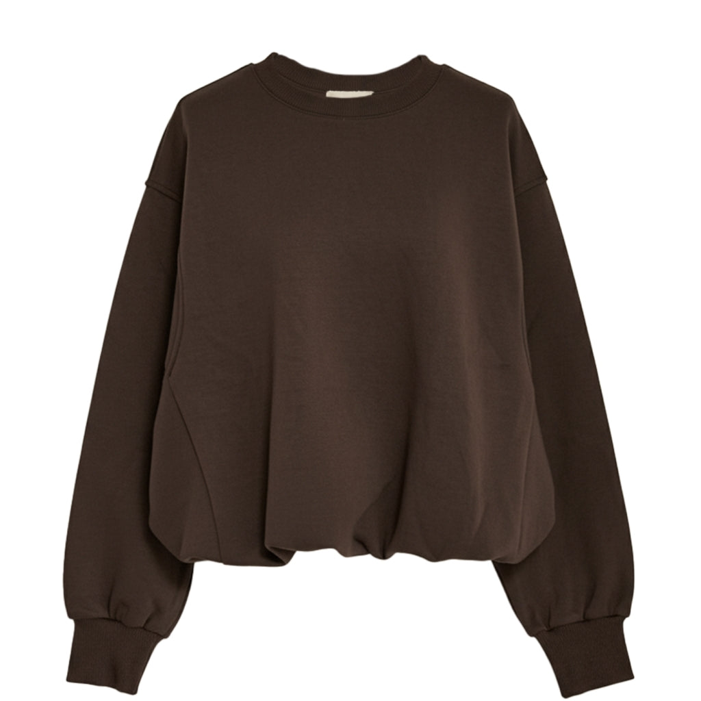 PEPPERCORN SINNA GRS SWEATER | JAVA BROWN
