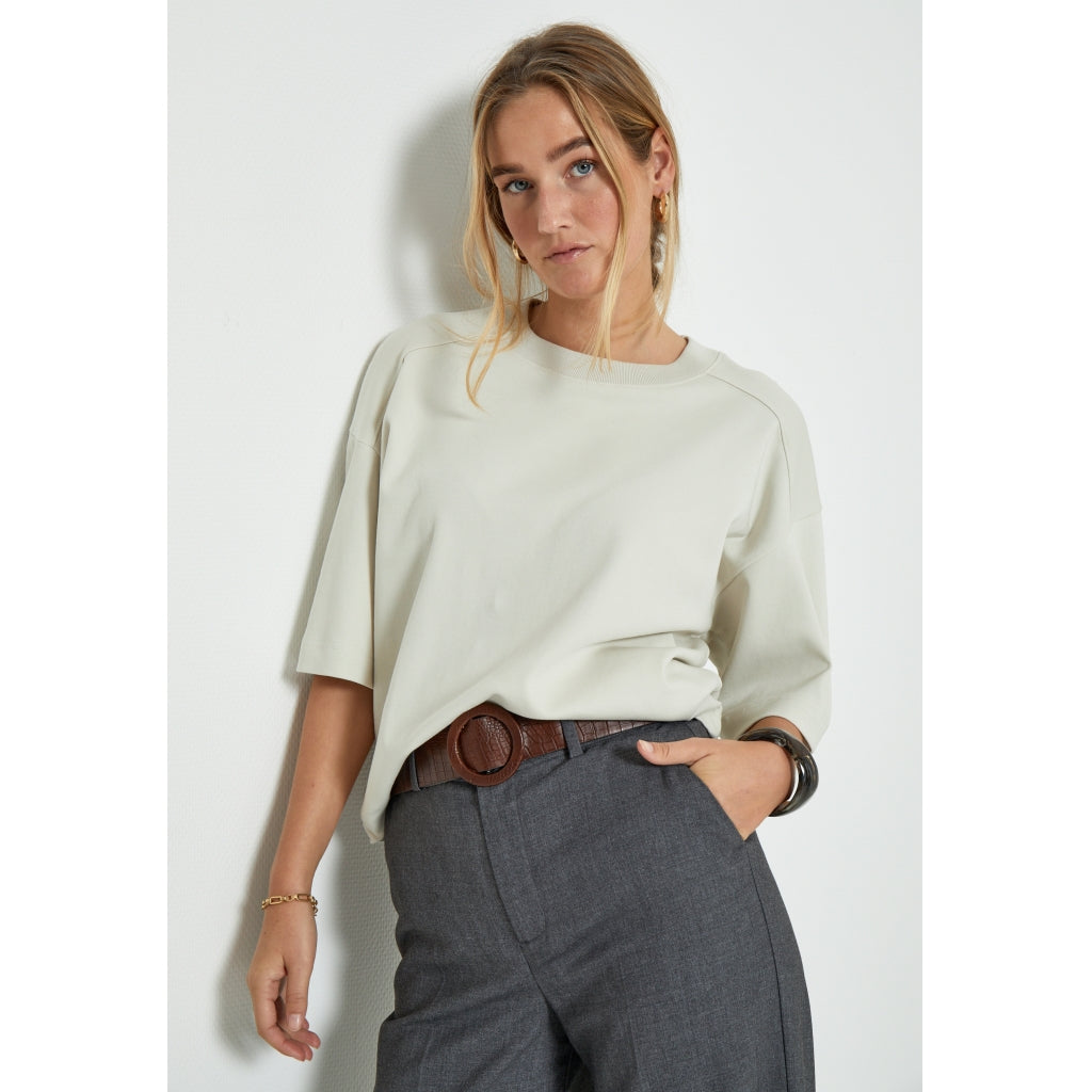 PEPPERCORN FIOLA GOTS T-SHIRT | SILVER BIRCH