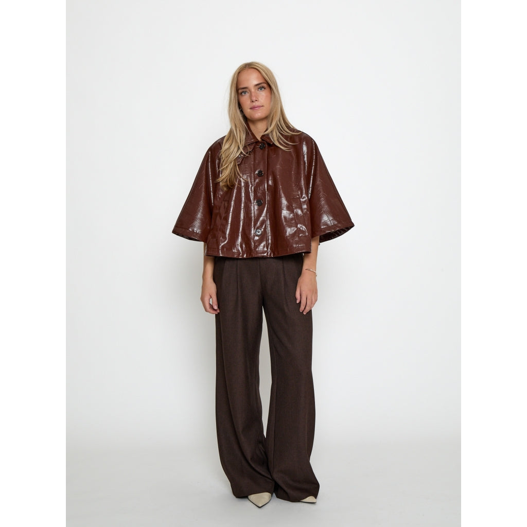 PEPPERCORN SERAFINA CAPE | COGNAC