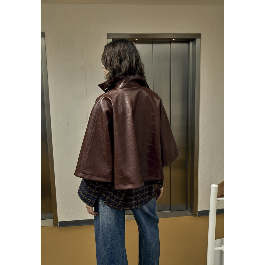 PEPPERCORN SERAFINA CAPE | COGNAC