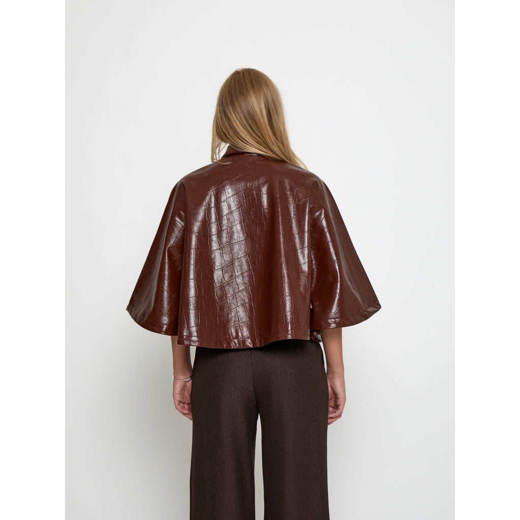 PEPPERCORN SERAFINA CAPE | COGNAC