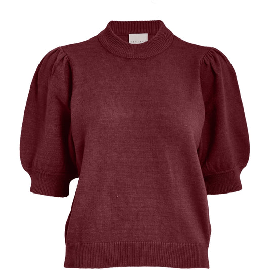 DESIRES CHARITY KNIT PULLOVER | TAWNY PORT