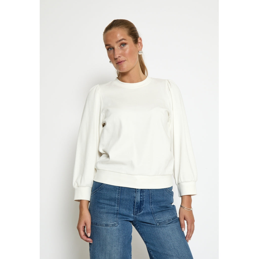 PEPPERCORN FIOLA PUFFLSEEVE BLOUSE | CLOUD DANCER