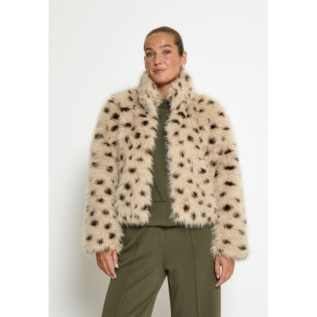 PEPPERCORN RANDIA FAUX FUR JACKET