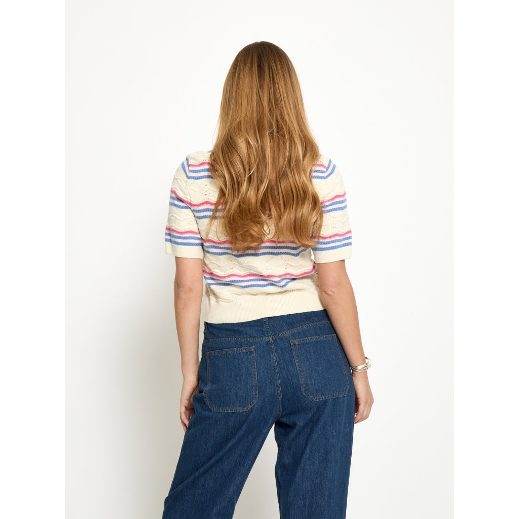 PEPPERCORN NARA KNIT TOP | BLUE STRIPE