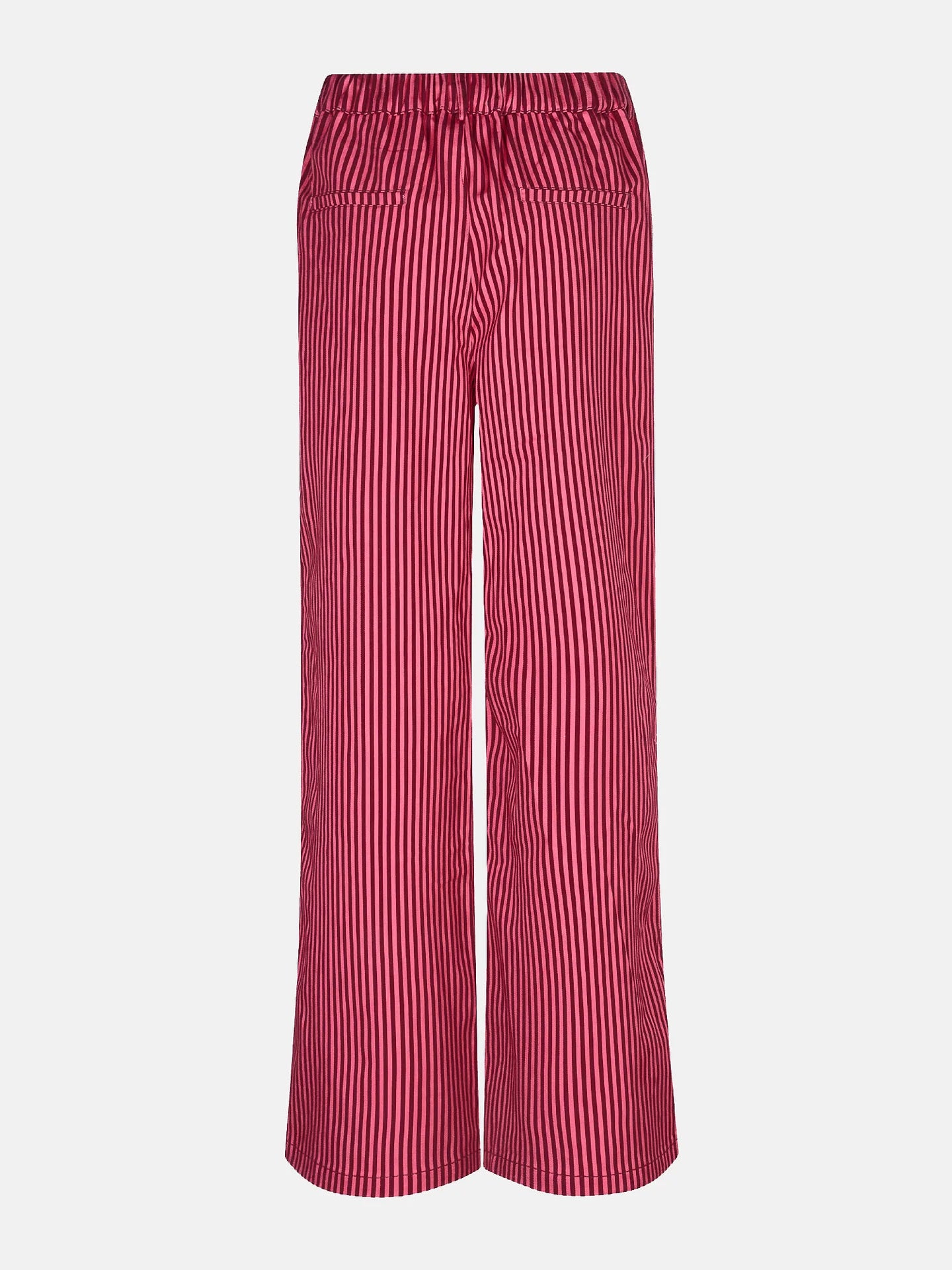 YDENCE PANTS DJAMILLA | CORAL PINK/BURGUNDY