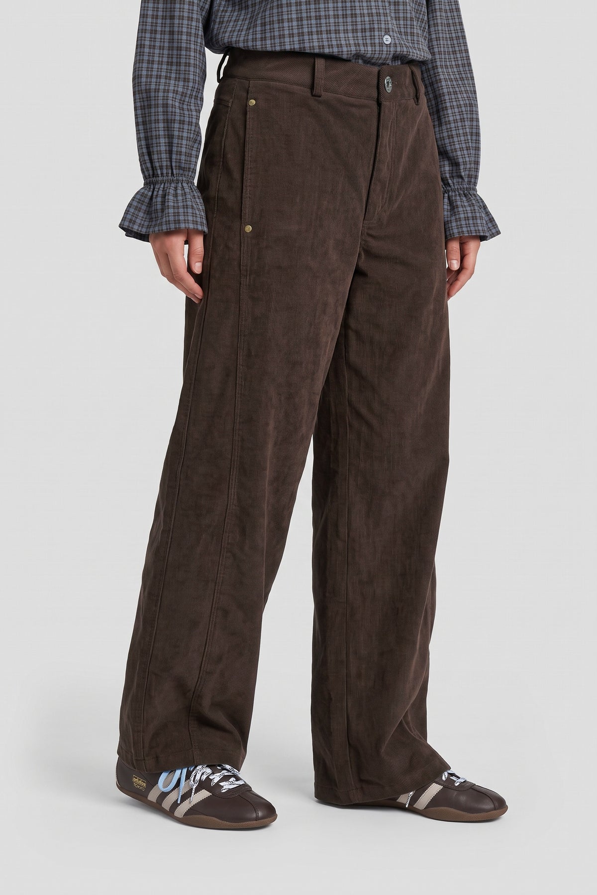 FLURESK YANE PANTS | DARK CHOCOLATE