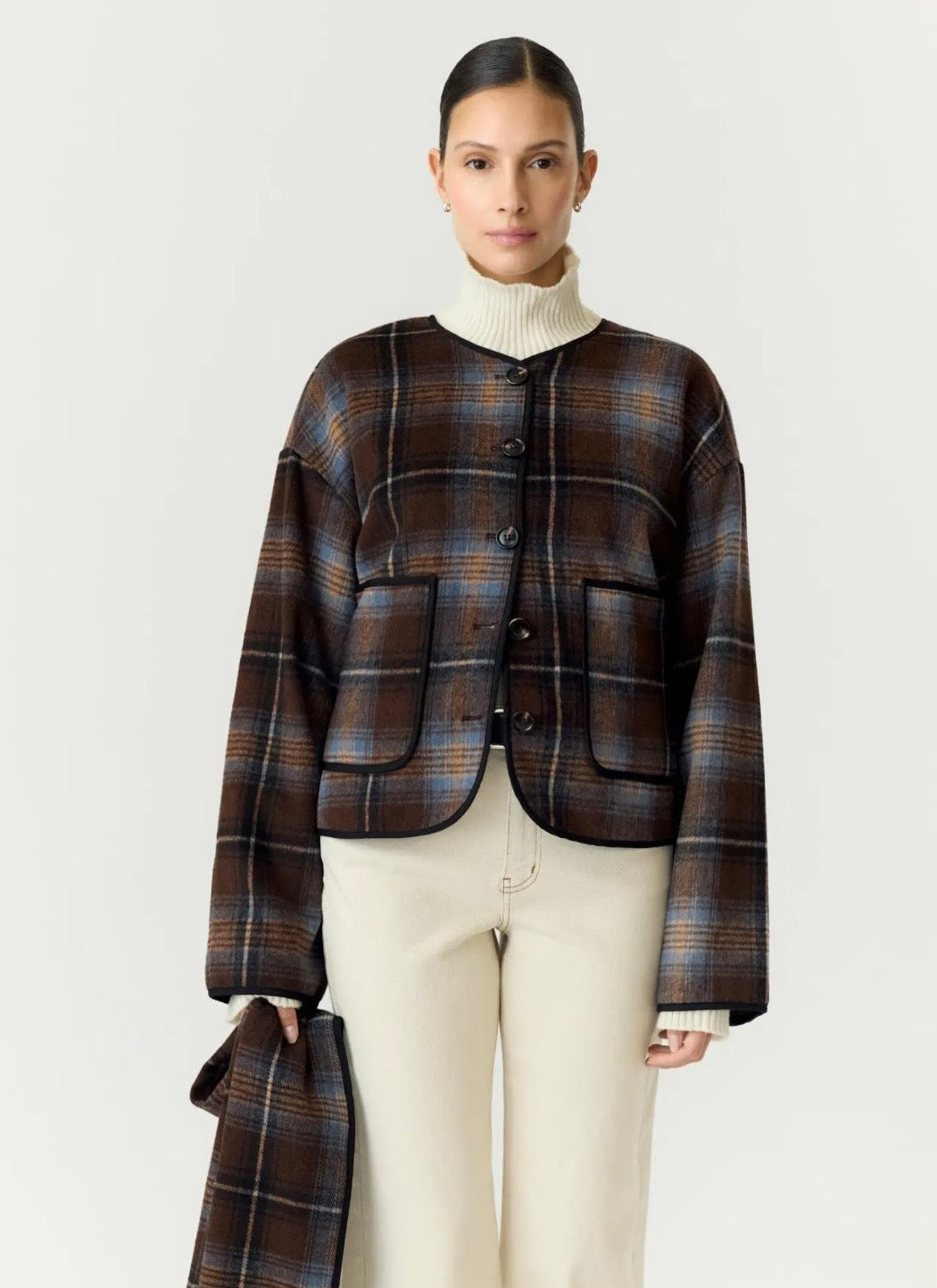 YAS CALINO LS SCARF JACKET