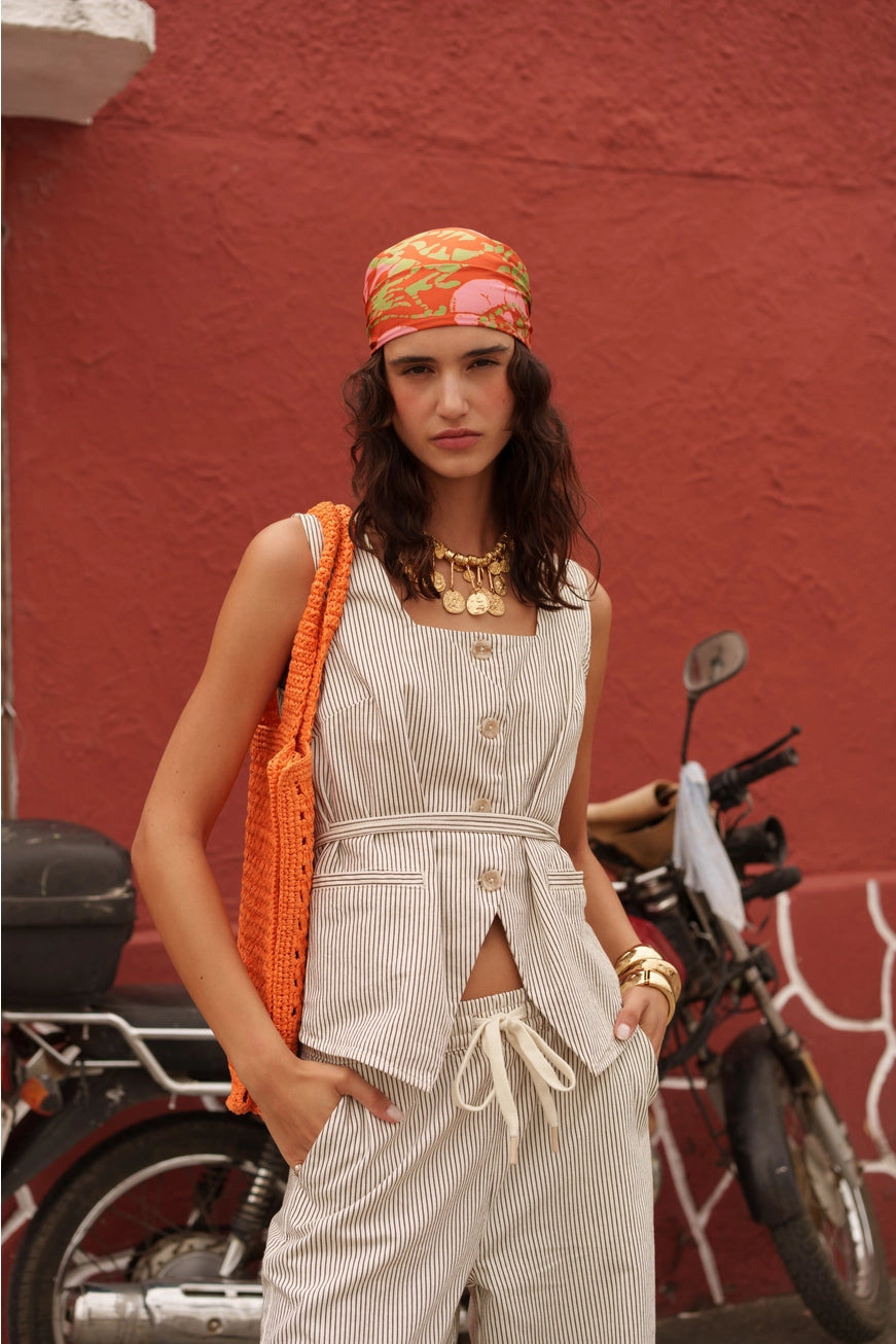 COTTON TREAT TARA GILET