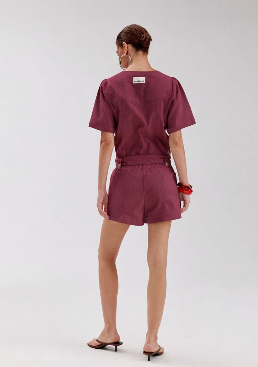 HARPER & YVE YAEL JUMPSUIT CASSIS