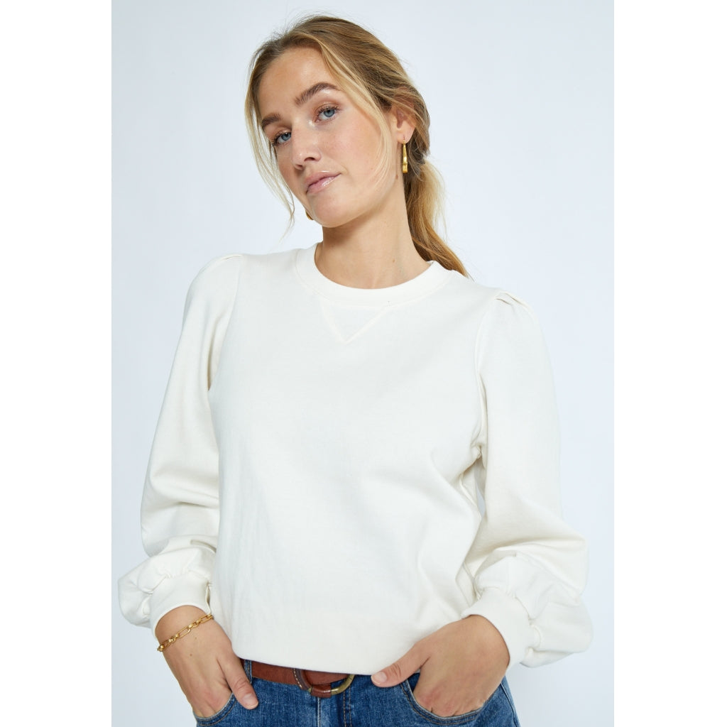 PEPPERCORN GLORIA SWEATSHIRT | GARDENIA
