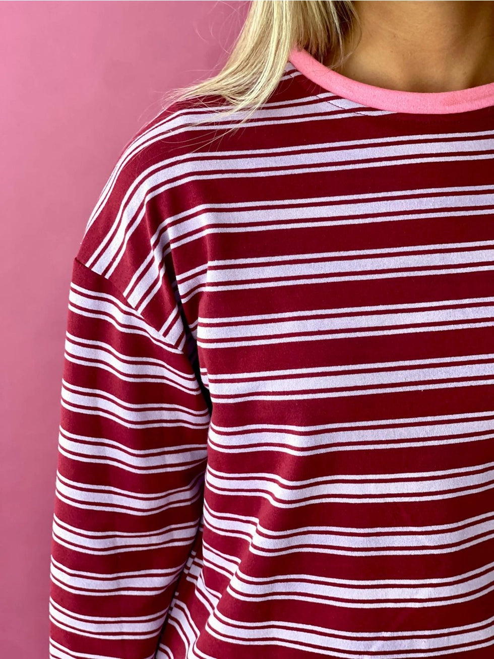 MIND TRAVELER T-SHIRT BURGUNDY