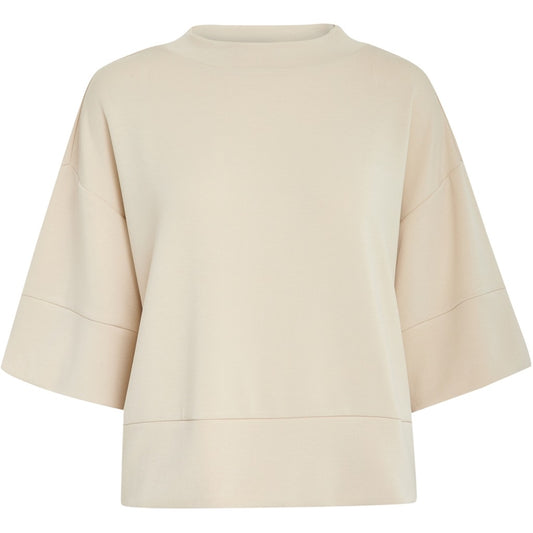PEPPERCORN DICETTE HALF SLEEVE BLOUSE | SANDSHELL