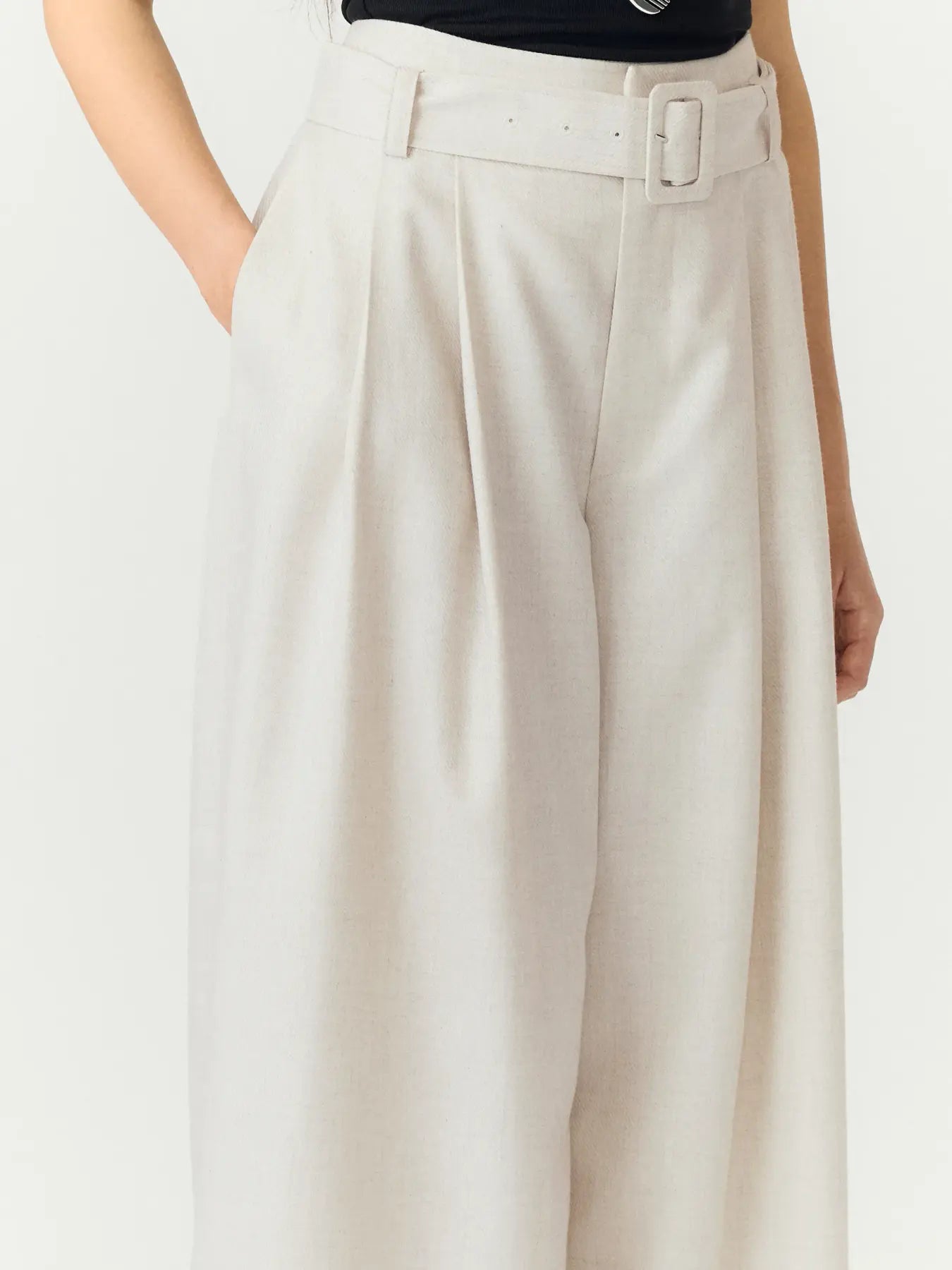 YAS ALIKKA HW BELTED PANT