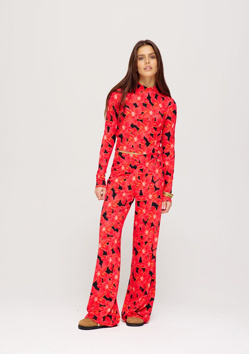 HARPER & YVE JEFF TOP | SPICY RED