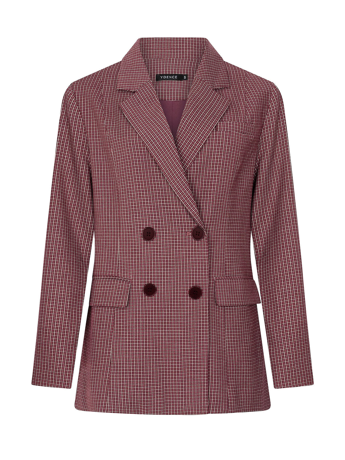 YDENCE BLAZER NEVESSA | MAUVE CHECK