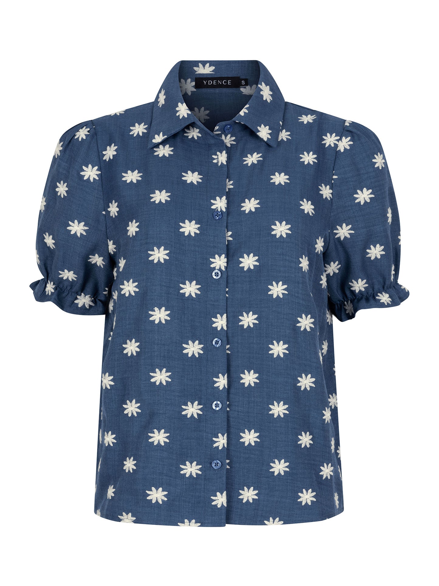 YDENCE BLOUSE VIVIENNE | DENIM BLUE