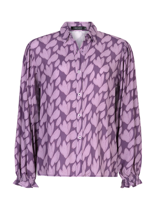 YDENCE BLOUSE ALYSSA | PURPLE HEARTS