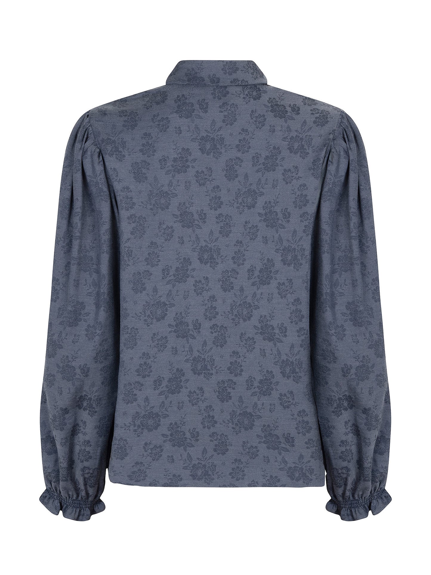 YDENCE BLOUSE BEAUDINE | DENIM FLOWER