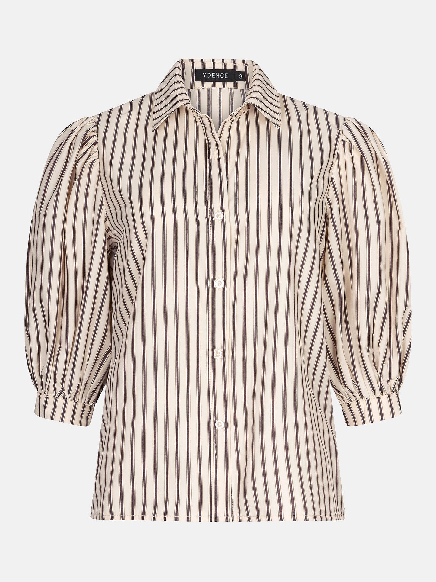 YDENCE BLOUSE BOBBIE | BROWN/STRIPE