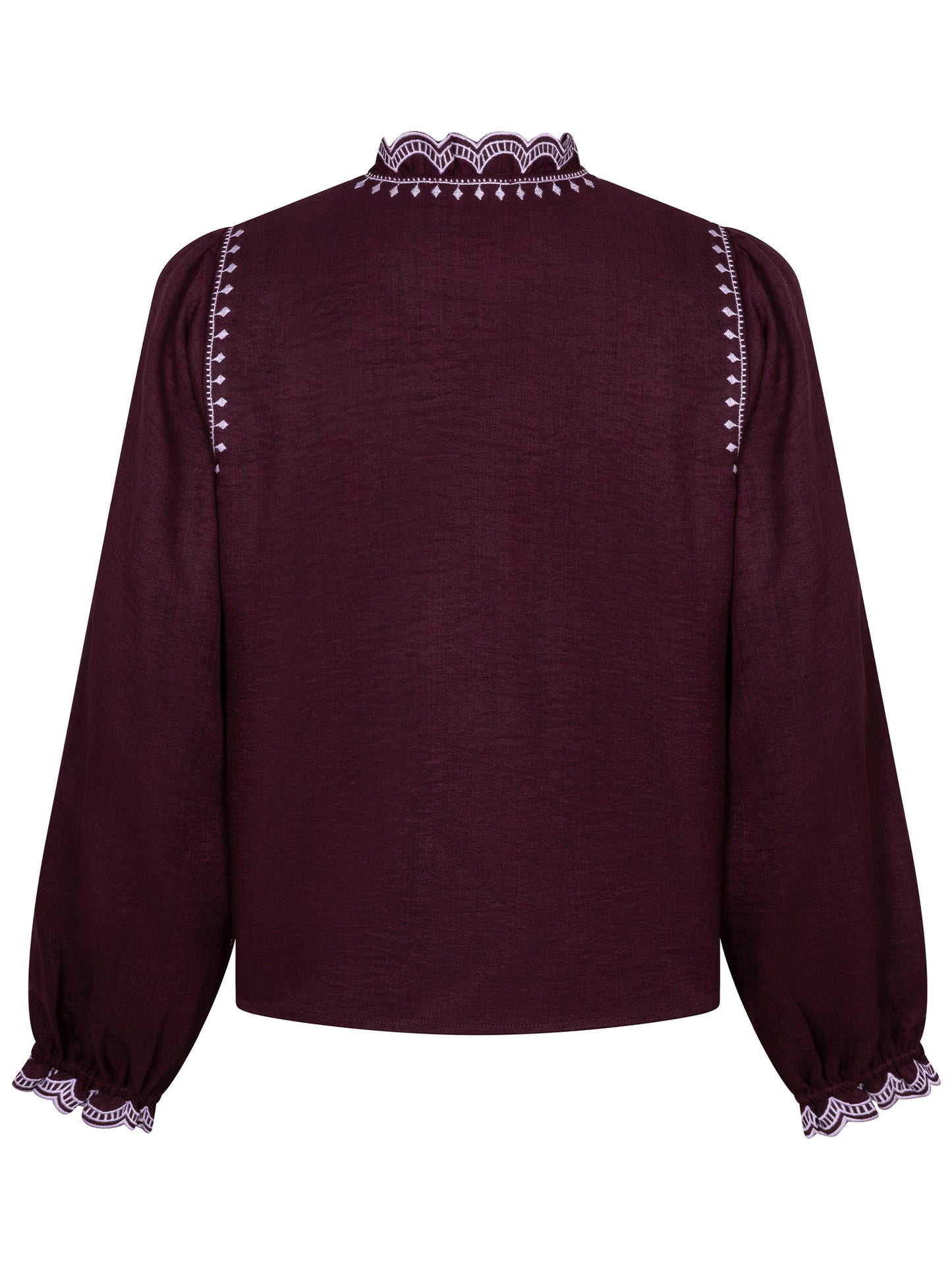 YDENCE BLOUSE HANNAH | PLUM