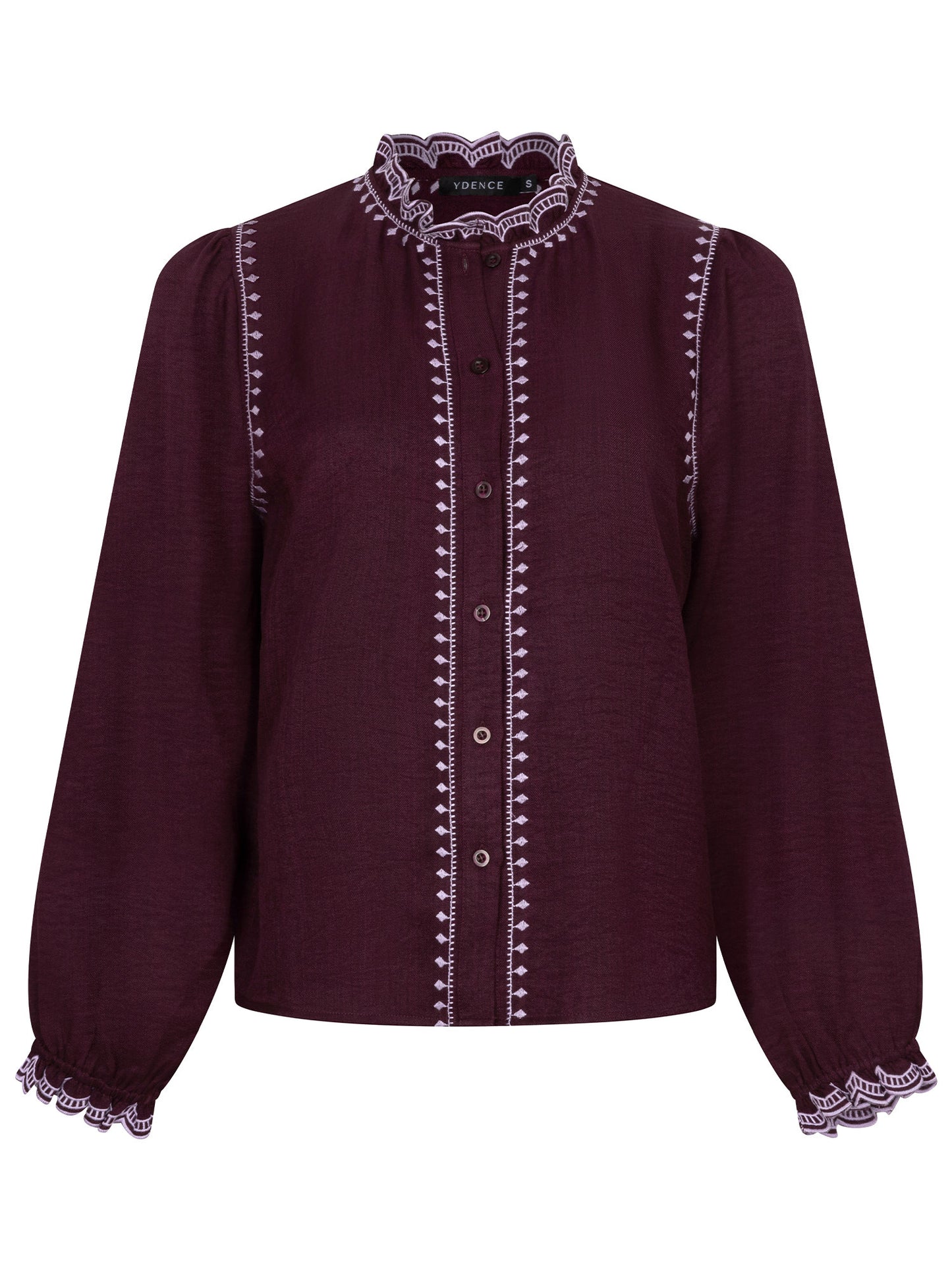 YDENCE BLOUSE HANNAH | PLUM