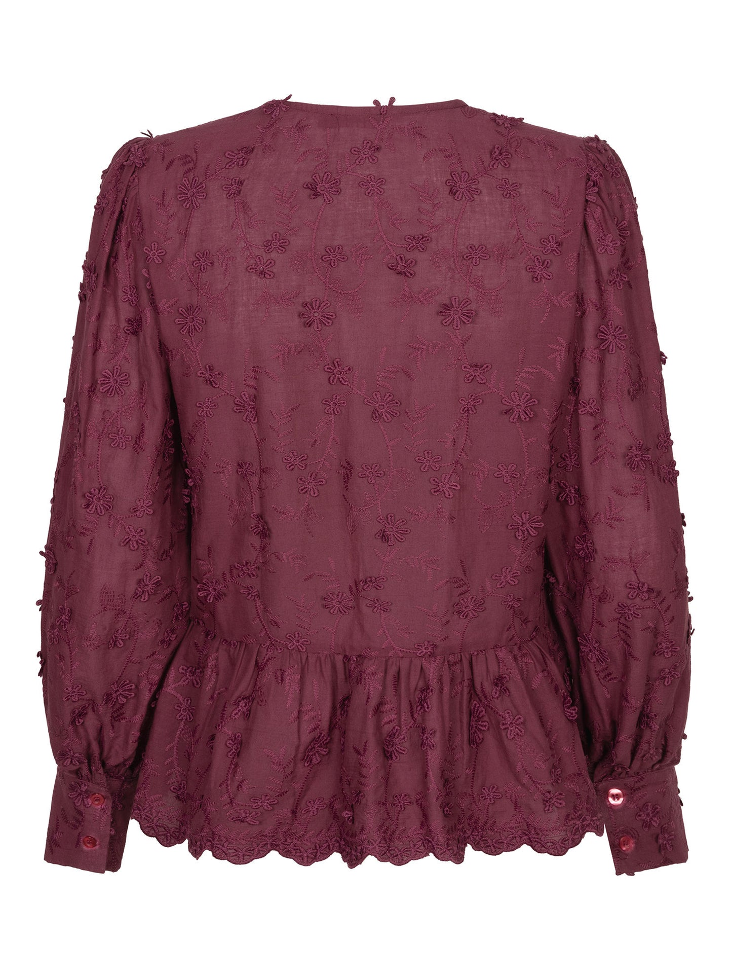YDENCE BLOUSE MARISE | DARK CHERRY