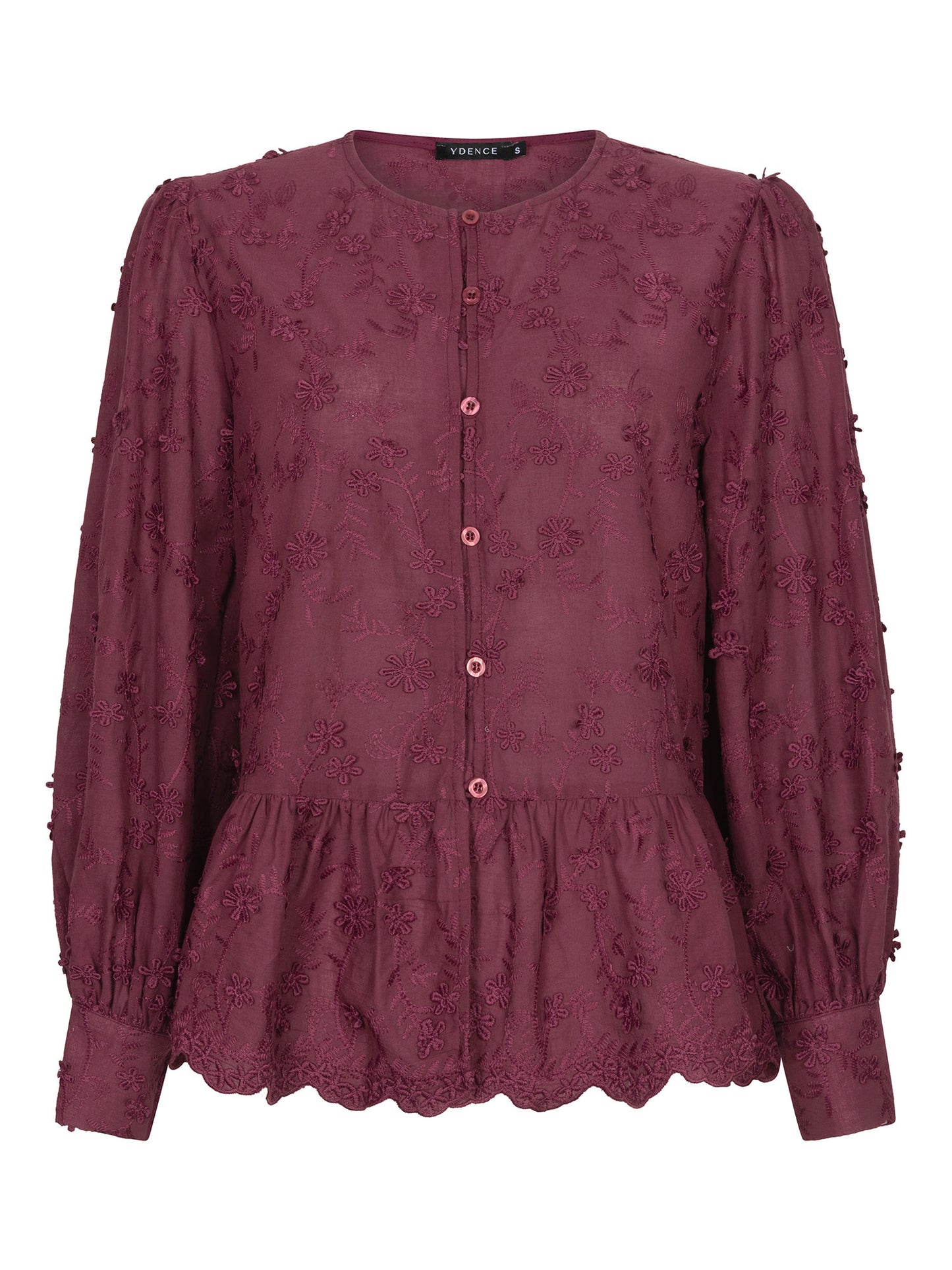 YDENCE BLOUSE MARISE | DARK CHERRY