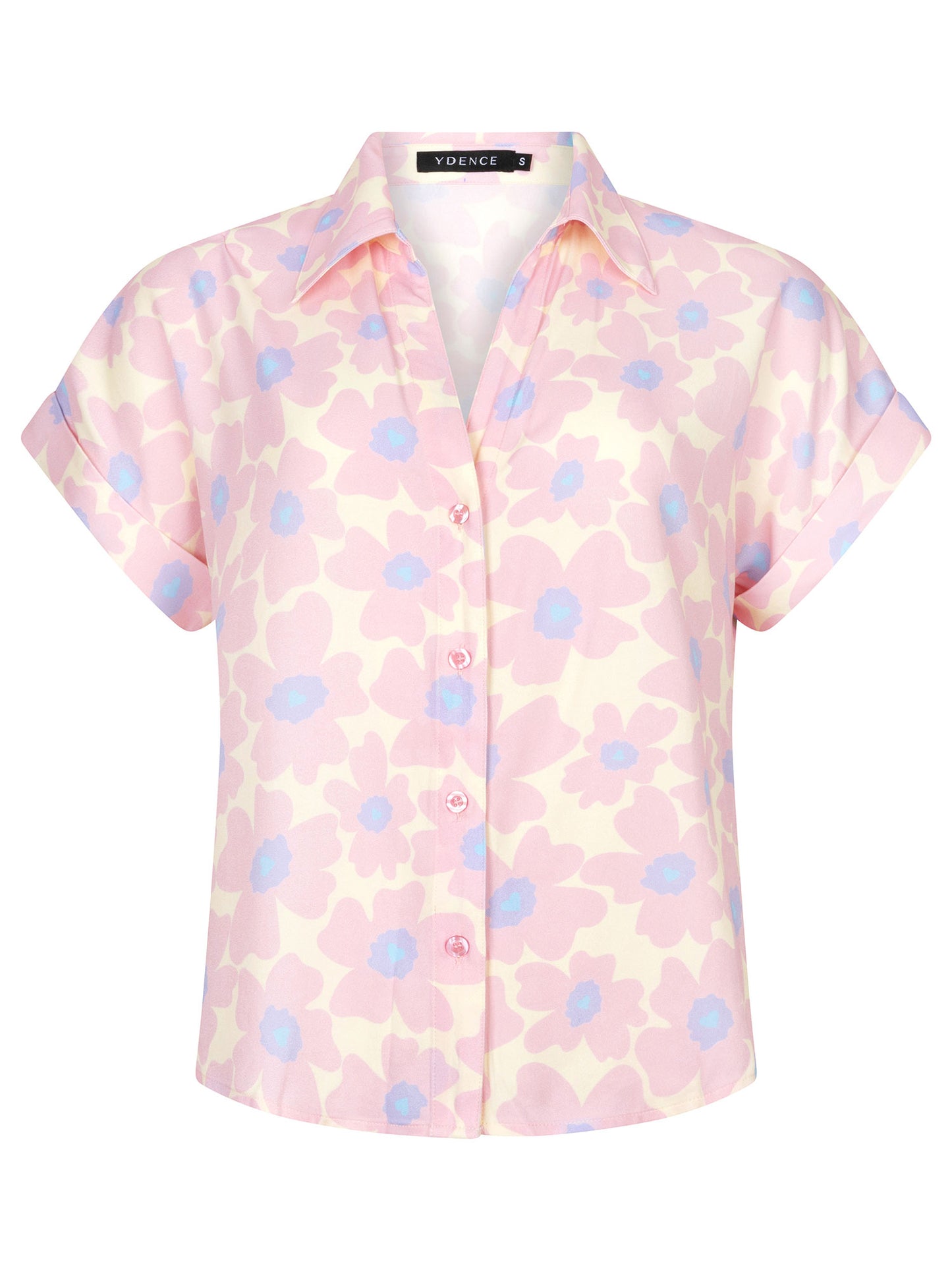 YDENCE BLOUSE TINA | SOFT PINK FLOWER