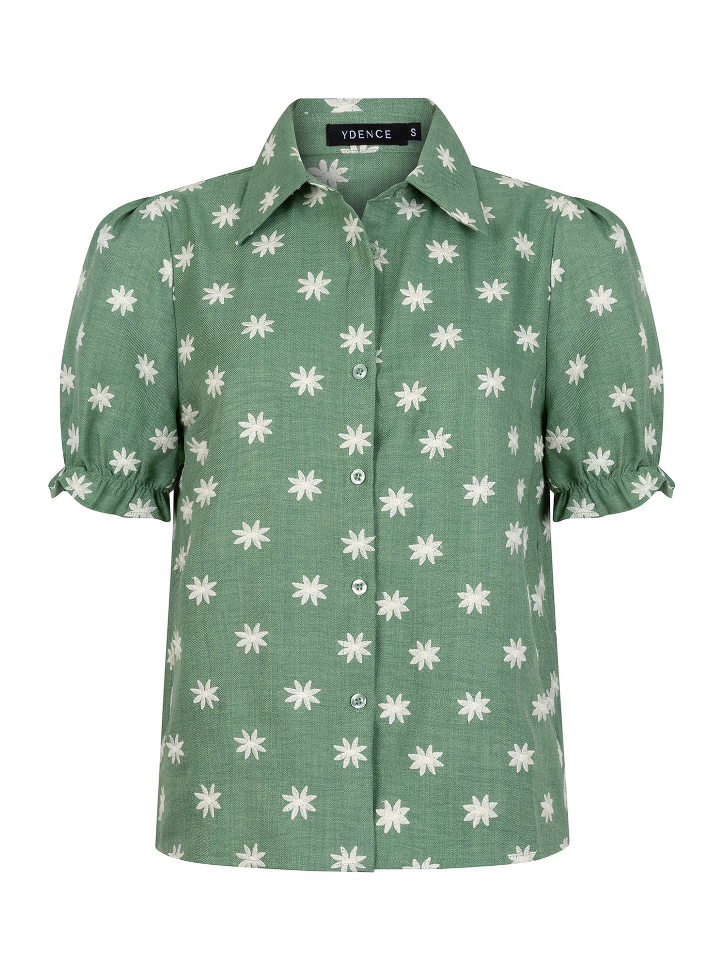 YDENCE VIVIENNE BLOUSE | GROEN