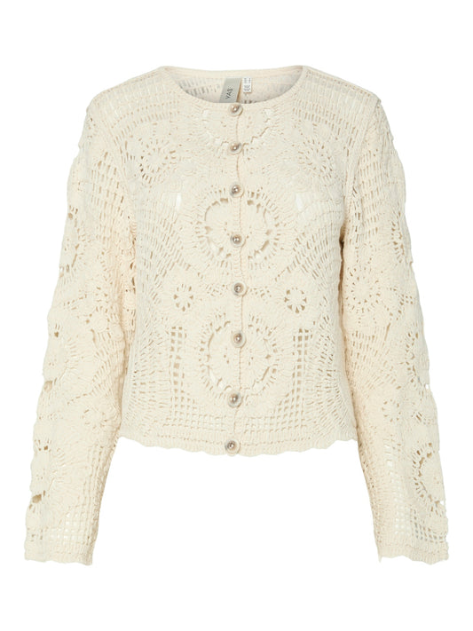YAS FIRO LS CROCHET CARDIGAN