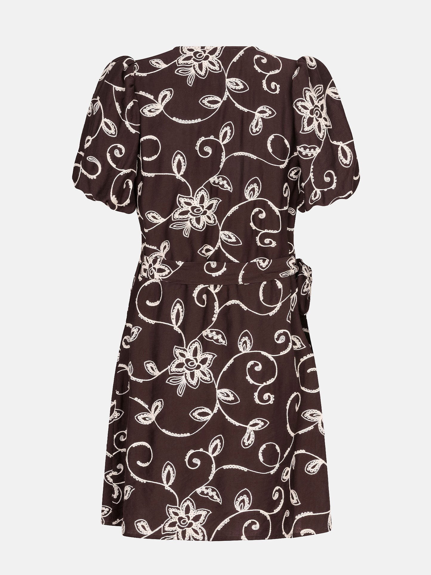 YDENCE DRESS SAPHIRA | DARK BROWN