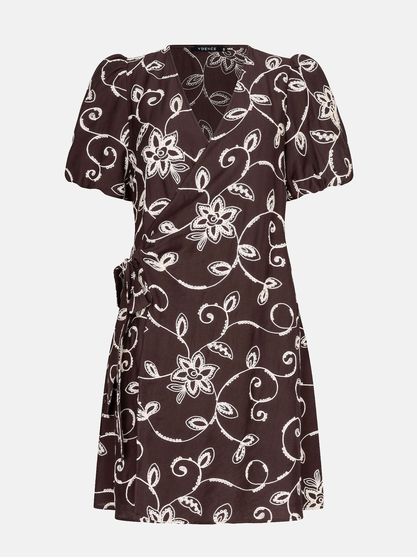 YDENCE DRESS SAPHIRA | DARK BROWN