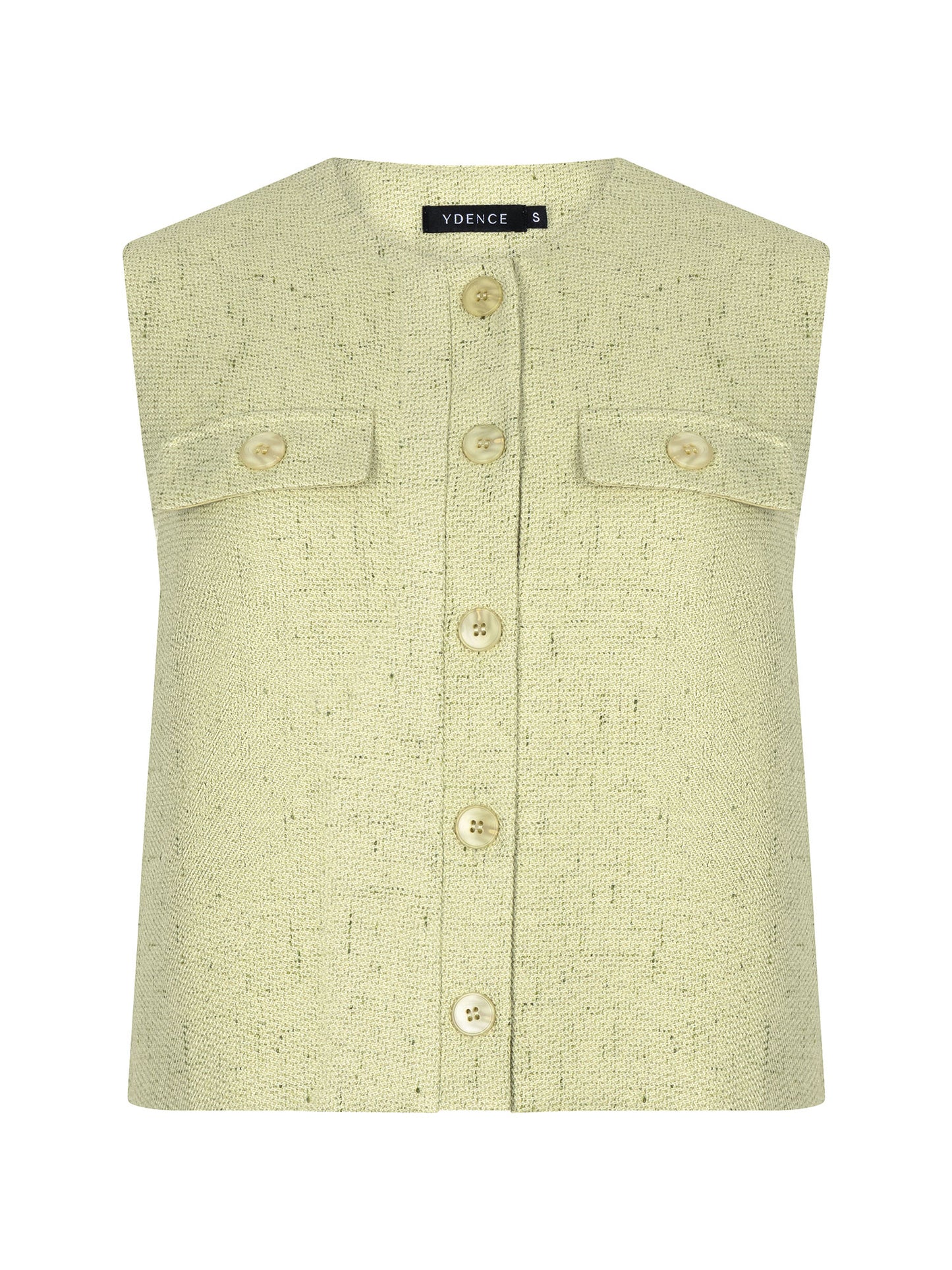 YDENCE GILET AMANDA | PISTACHIO