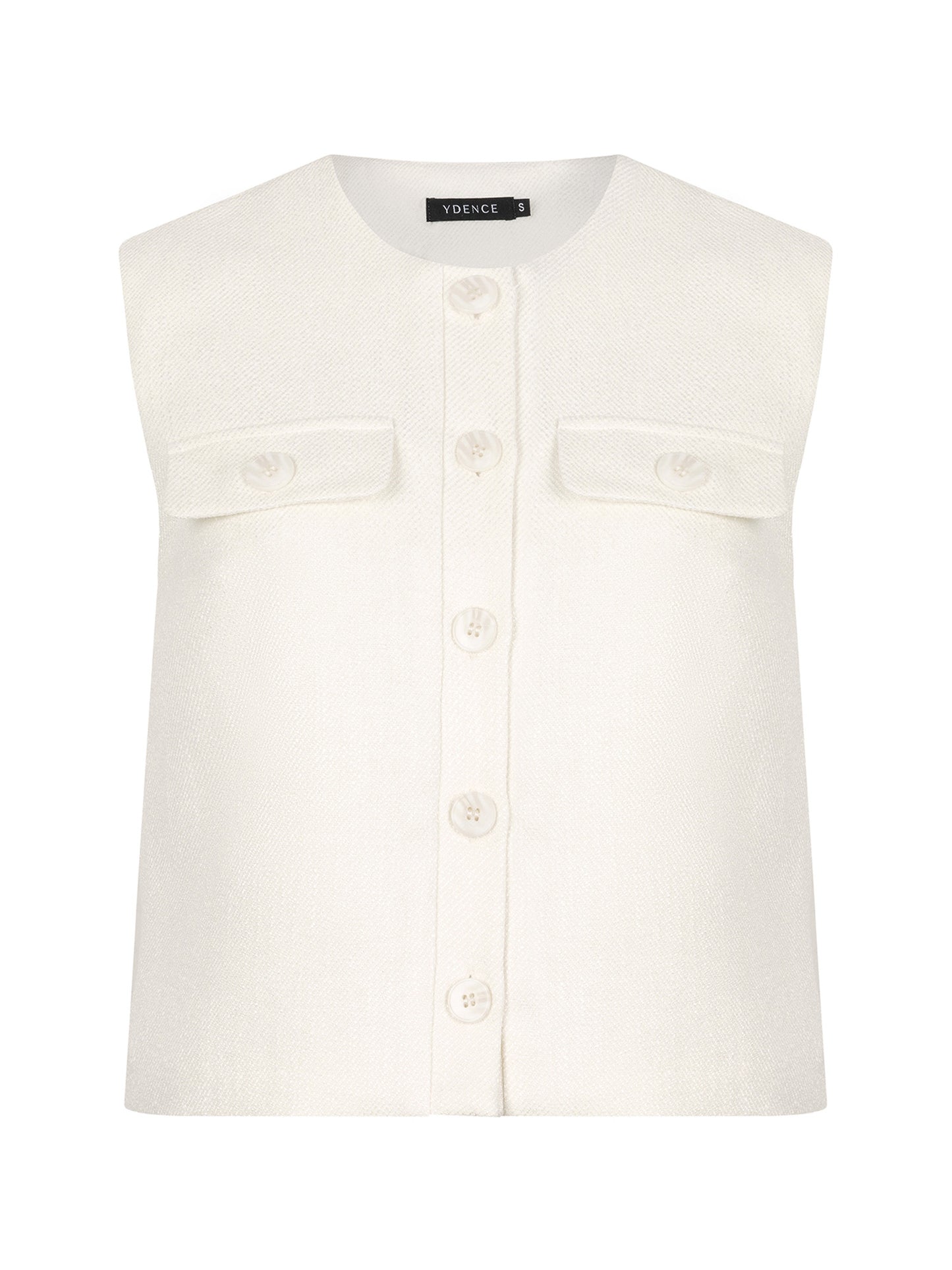 YDENCE GILET CATHERINA | BEIGE