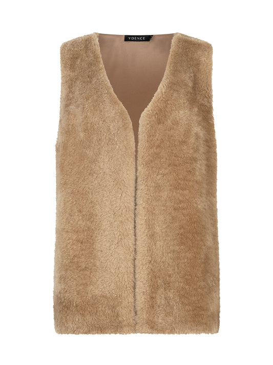 YDENCE GILET SASHA | BEIGE