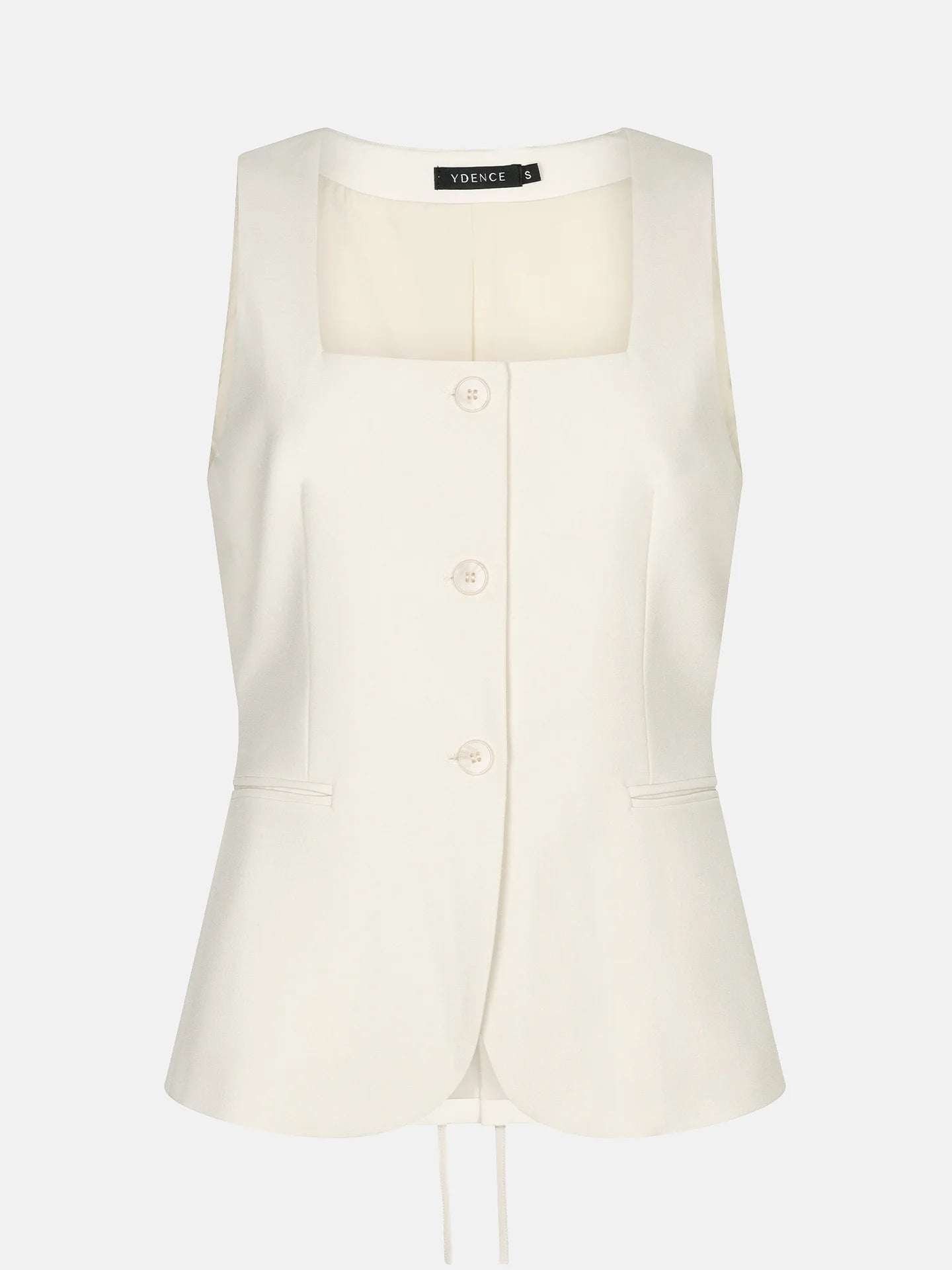 YDENCE GILET ALLIE | ECRU