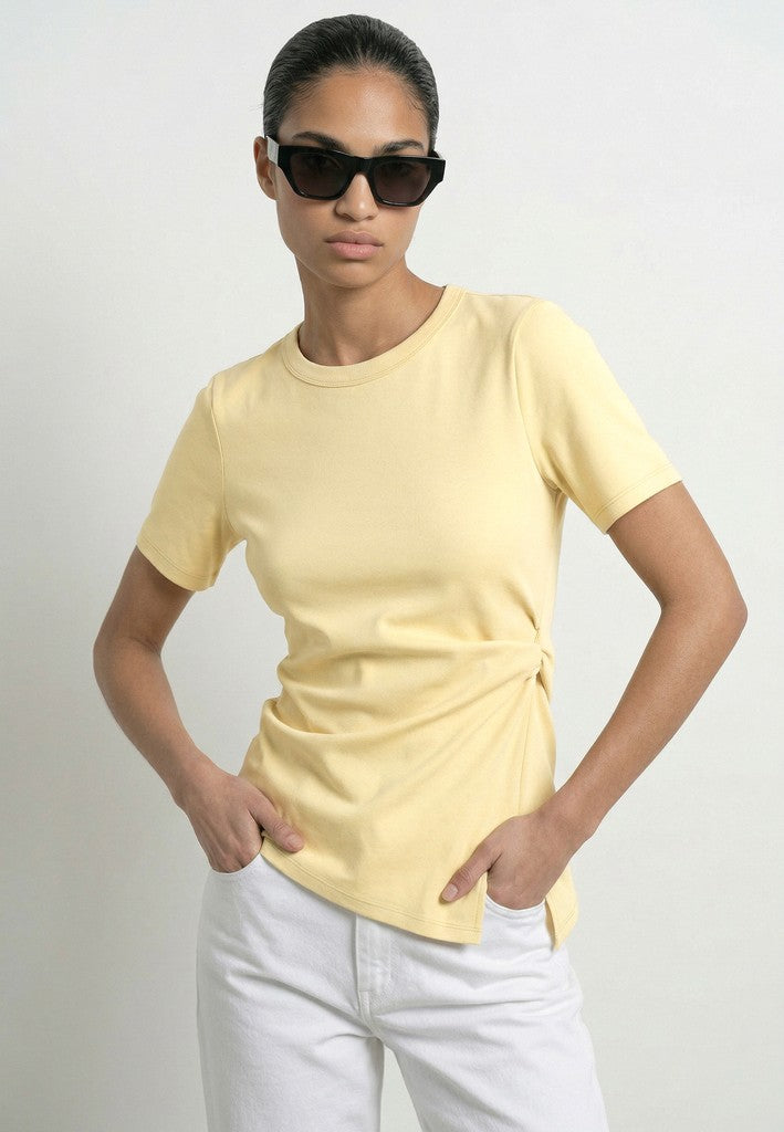 HYPEDROP RIVA SS DRAPED TOP